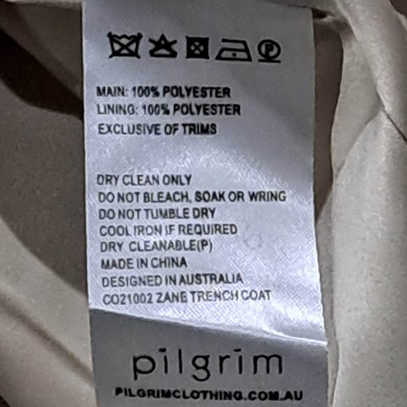 Pilgrim trench coat, NWT, Beige - Picture 4 of 6